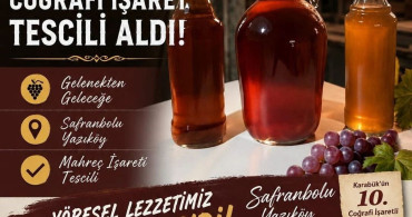 Karabük’ün 10’uncu coğrafi işaretli ürünü yazıköy üzüm sirkesi oldu