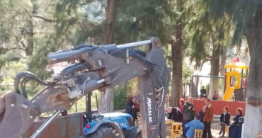 Karaburun'da Nergis Çay Bahçesi Protesto Edildi