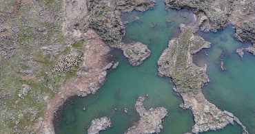 Karacadağ Krater Gölü'nde Yağışlar ile Su Seviyesi Yeniden Yükseldi