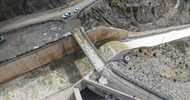 Karaçay Barajı'nda Su Seviyesi Yükseldi