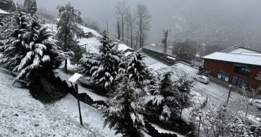 Karadeniz Bölgesinde Kar Yağışı Etkili Oluyor