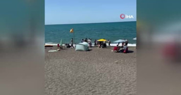 Karadeniz’de boğulma tehlikesi geçiren kişi hastaneye kaldırıldı