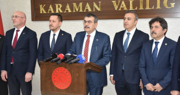 Karaman'da Eğitimde Güvenlik ve Yatırımlar Hakkında Açıklamalar