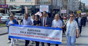 Karaman'da Hayat Boyu Öğrenme Haftası Coşkuyla Başladı