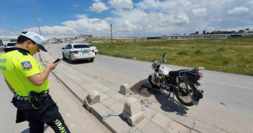Karaman'da Motosiklet Kazası: 1 Yaralı