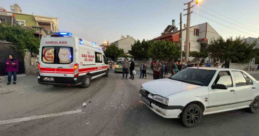 Karaman'da otomobiller çarpıştı: 1 yaralı