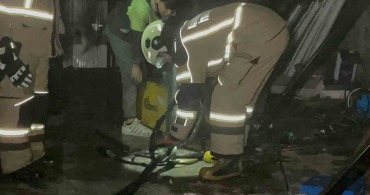 Karaman'da Spiral Makinesinden Yangın Çıktı