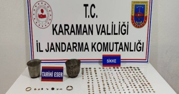 Karaman'da tarihi eser operasyonu: 6 tutuklama