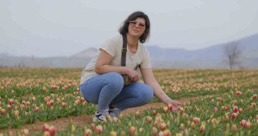Karaman'daki Lale Tarlası Ziyaretçilerini Bekliyor