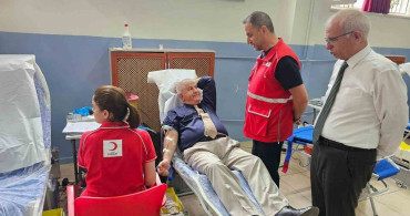Karesi'de 'Kanpanya' ile eğitimciler kan bağışında bulundu