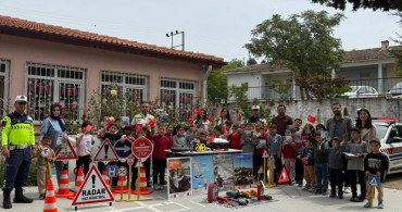 Karpuzlu'da Öğrencilere Trafik Güvenliği Eğitimi Verildi