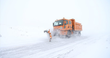 Kars-Ardahan Kara Yolunda Kar Engeli