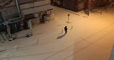 Kars'ta Nisan'da Ani Kar Yağışı