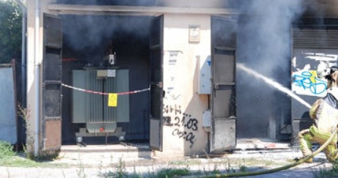 Kartal'da Korkutan Trafo Yangını