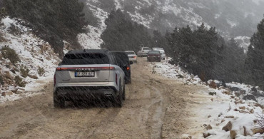 Kaş'ın Yüksek Kesimlerine Kar Yağdı