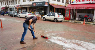 Kastamonu Daday'da Dolu Yağışı Hayatı Etkiledi