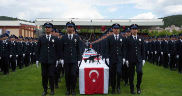 Kastamonu'da 479 polis adayı mezuniyet töreni düzenlendi