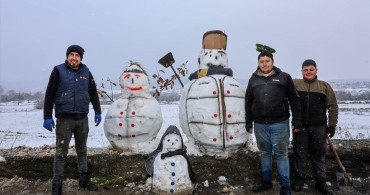 Kastamonu'da Eğlenceli Kar Anları