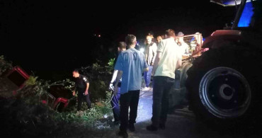 Kastamonu'da hafif ticari araç şarampole yuvarlandı: 1 yaralı