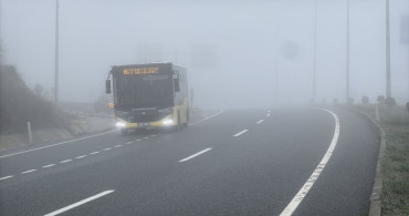 Kastamonu'da Yoğun Sis Ulaşımı Olumsuz Etkiliyor