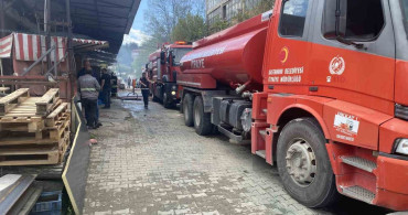 Kastamonu'daki Mobilya Atölyesi Yangını Kontrol Altına Alındı