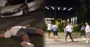 Kavga Anında Araba Çarpan Arkadaşlarını Kendi Haline Bıraktılar