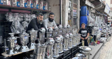 Kavurucu sıcaklar semaver ve mangal satışlarını artırdı