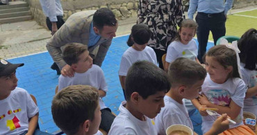 Kaymakam Algın, Karaburun'da aşure etkinliğine katıldı