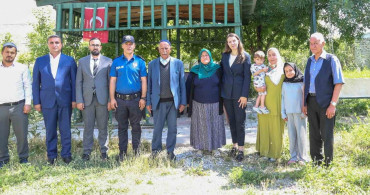 Kaymakam Fatma Turhan Keser’den şehit kabrine ziyaret