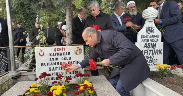 Kaymakam Safitürk'ün 9. Yıldönümünde Anma Töreni