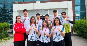 Kayseri Büyükşehir Belediyesi sporcuları kick boks il seçmeleri'nde 9 altın madalya kazandı