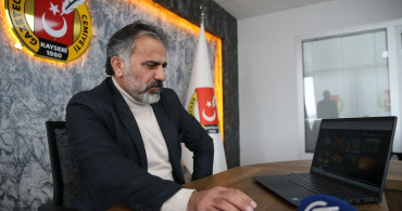 Kayseri Gazeteciler Cemiyeti Başkanı Metin Kösedağ, Anadolu Ajansı'nın Yılın Kareleri Oylamasına Katıldı