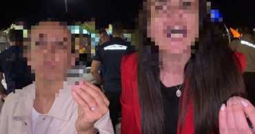 Kayseri'de bebeğini arabada unutan kadının gazetecilere saldırısı