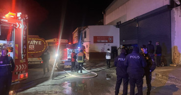 Kayseri'de Et İşleme Tesisinde Yangın Çıktı