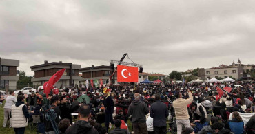 Kayseri’de milli maç heyecanı talas’ta yaşandı