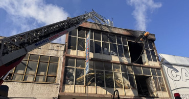 Kayseri'de Mobilya Atölyesinde Yangın Çıktı