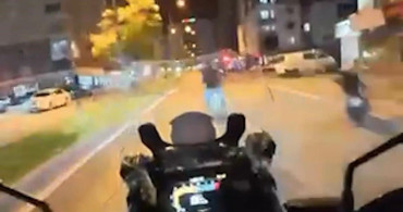 Kayseri'de motosiklet sürücüsü polisten kaçamadı
