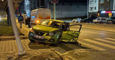 Kayseri'de Trafik Kazası: 1 Yaralı