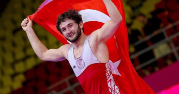 Kayserili Salih Yusuf Yazıcı U20 Avrupa güreş şampiyonu oldu