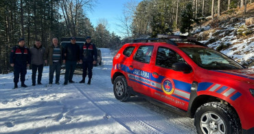 Kazdağları'nda Mahsur Kalan 4 Kişi Jandarma Tarafından Kurtarıldı