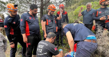 Kekik Toplarken Uçurumdan Düşen Kadın 4 Saatte Kurtarıldı