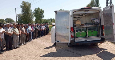 Kene tutunması sonucu hayatını kaybeden Dursun Almamış, KKKA tedbirleriyle defnedildi