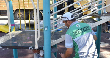 Kepez'den çocuklara güvenli oyun alanları