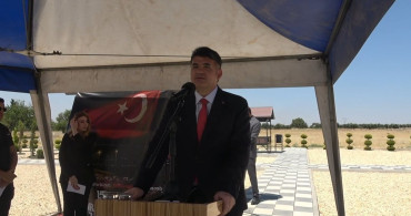 Kilis'te 15 Temmuz Parkı açıldı, fidanlar toprakla buluşturuldu