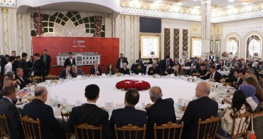 Kilis'te Vali Tahir Şahin'e Veda Yemeği