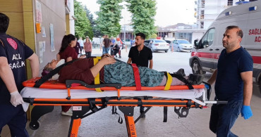 Kiraz toplarken düştü: 67 yaşındaki kadın hastaneye kaldırıldı