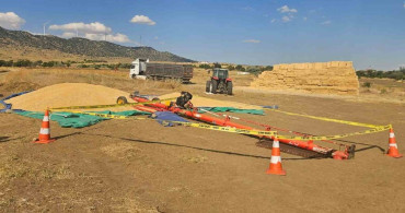 Kırıkkale'de hububat elevatörünün devrilmesi sonucu 18 yaşındaki işçi hayatını kaybetti
