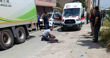 Kırıkkale'de kamyonun çarptığı yaşlı kadın ağır yaralandı