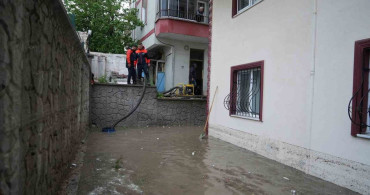 Kırıkkale'de Sağanak Yağış Hayatı Olumsuz Etkiledi