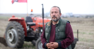 Kırklarelili Çiftçi Cumhuriyet İçin Tarlasına Mesaj Yazdı